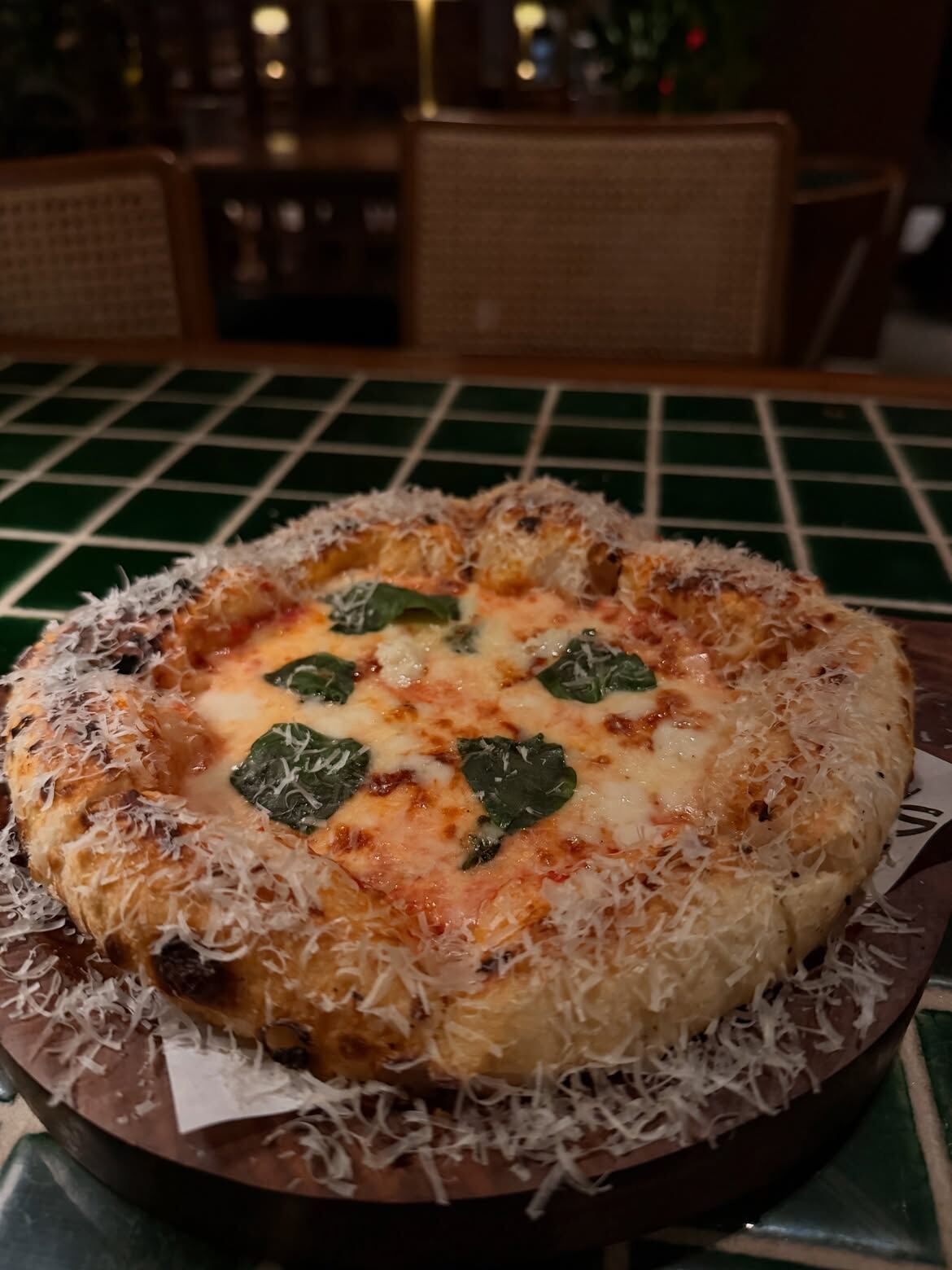 6 inch Margherita pizza at Bar Stormy, Financial District, Hyderabad