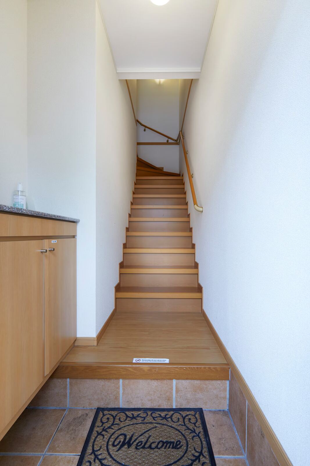 Entrance of the Hakone Airbnb with ground floor access and parking