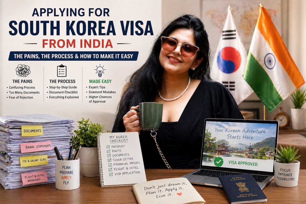 South Korea tourist visa guide from Hyderabad India
