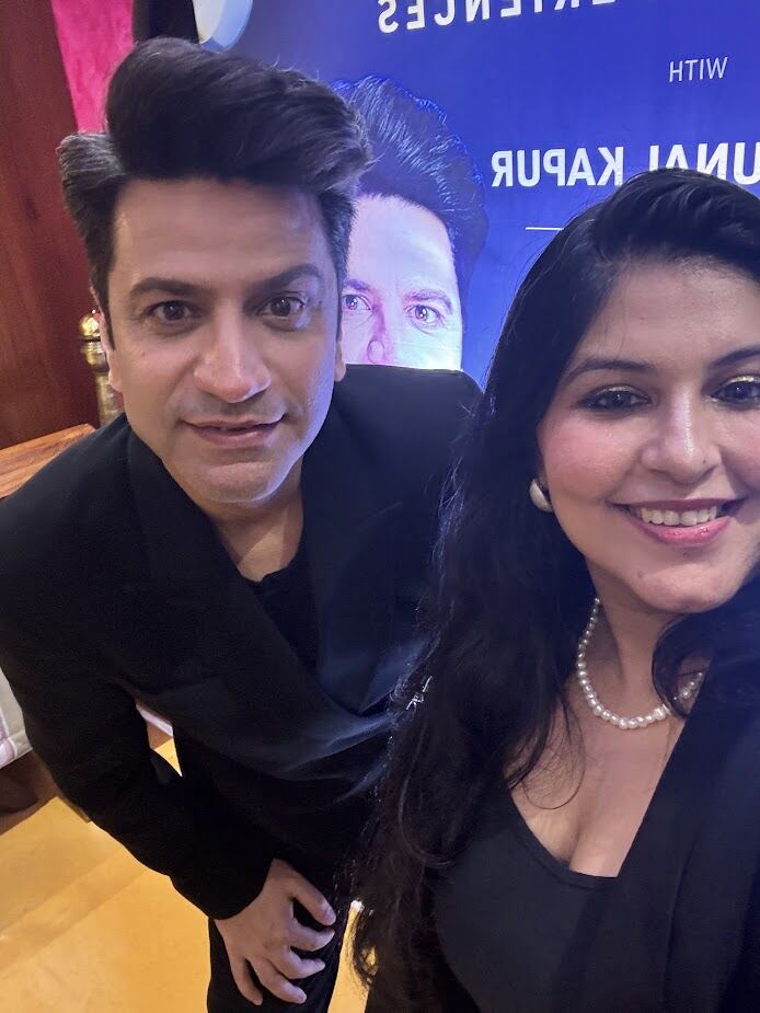 Reema with Chef Kunal Kapur at Blenders Pride Reserved Experiences, Jamun, Jubilee Hills, Hyderabad