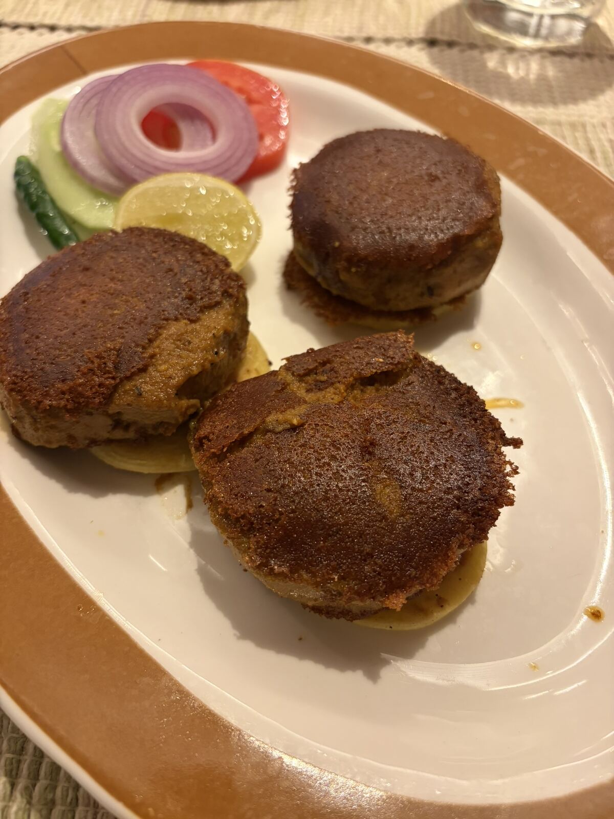 Plate of galauti kebabs at Kebabs & Kurries, Mementos Ekaaya Udaipur