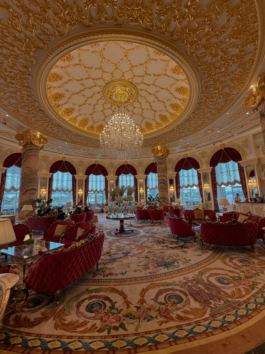 Raffles The Palm Dubai Premier Suite elegant decor and luxurious amenities - One Punjabi Binger luxury hotel room