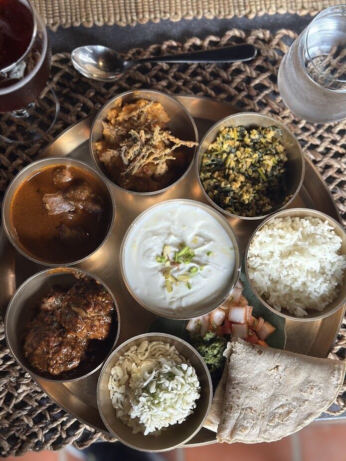 Regional dish by Chef Amninder Sandhu at Tipai Wildlife Luxury Resort