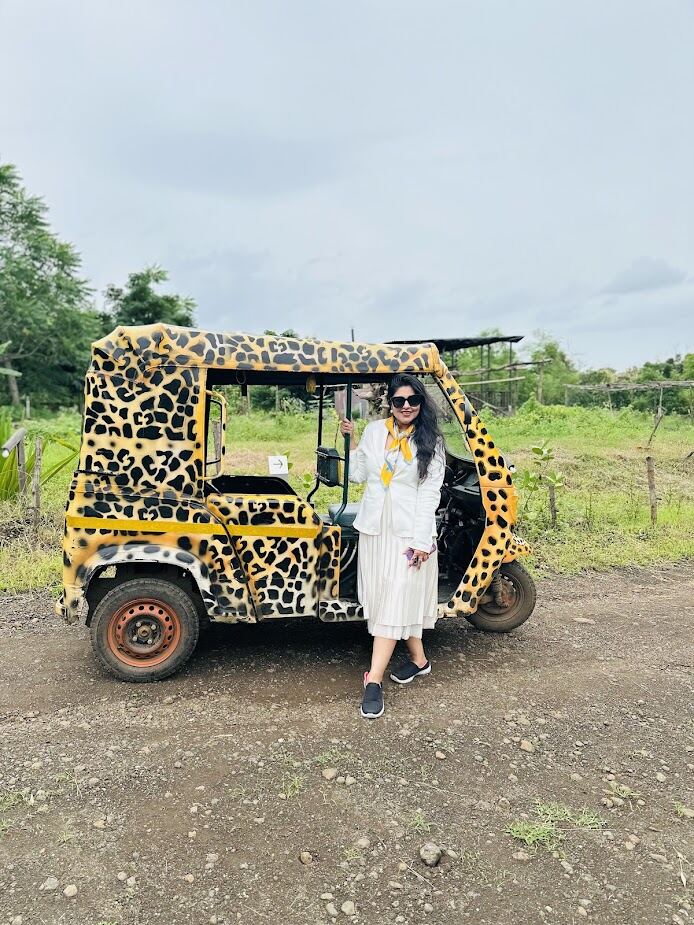 Monsoon greenery on a wildlife safari at Tipai Wildlife Luxury Resort